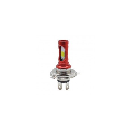 FOCO LED RASEN FDEL-5017R-Y-W LUPA H4 2 COLORES AMARILLO/BLANCO CARCASA ROJA