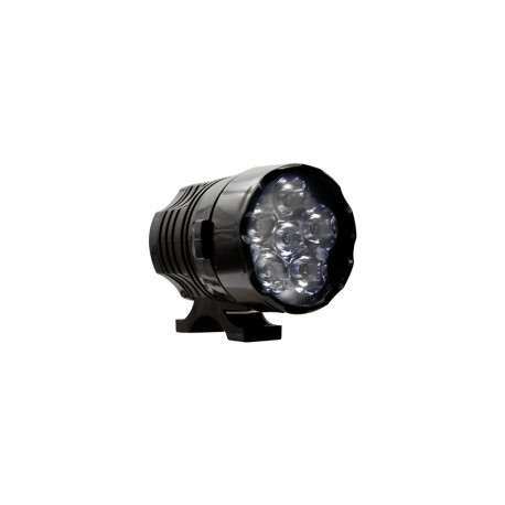 FARO LED AUXILIAR RASEN LED-13023W TIPO REDONDO 6 LED LUZ BLANCA ALTA/BAJA Y ESTROBO