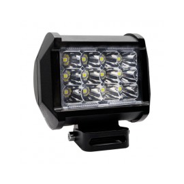 FARO LED AUXILIAR RASEN LED-13014W-BU CUADRADO 3 FILAS 12 LED BLANCO CONTORNO AZUL ALTA/BAJA Y ESTRO