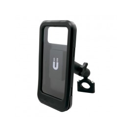 PORTA CELULAR RASEN SOPC-6005BK UNIVERSAL IMPERMEABLE PARA ESPEJO O MANUBRIO