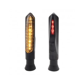 JGO DIRECCIONALES LED RASEN DIR-0050Y-BU TIPO VELA SECUENCIAL AMARILLO/AZUL