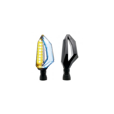 JGO DIRECCIONALES LED RASEN DIR-0016Y-BU NEON AMARILLO/AZUL