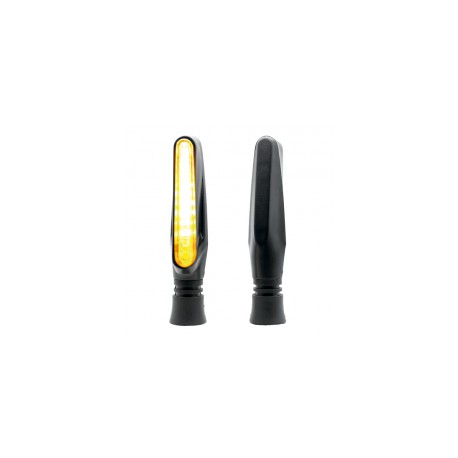 JGO DIRECCIONALES LED RASEN DIR-0015Y-W TIPO PLUMA SECUENCIAL AMARILLO/BLANCO