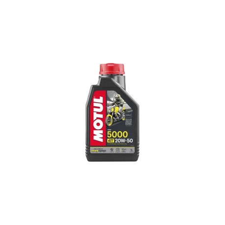 Aceite MOTUL 4 Tiempos 5000 20W50 1L SEMISINTETICO